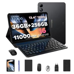 DOOGEE U13 Pro 2 in 1 Tablet PC 13.4" Screen Android 16 11000mAh 36GB RAM(6+30) 256GB ROM Gemini AI Widevine L1 Netflix Supports