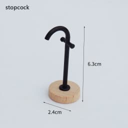 Dollhouse Bathroom Sink 1:12 Miniature Ceramic Wash Basin Bathroom Sink Model Simulation Accessory for Dollhouse White