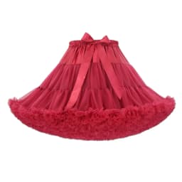 ARBXD Women Tutu Skirt Solid Fluffy Tulle Princess Ball Gown Pettiskirt Ladys Ballet Party Performance Dress for Women's Clothes