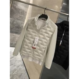Men's down Jacket Stand Collar Splicing Lightweight 90 White Duck down Breathable Casual Style Regular Fit Daily Wear