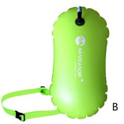 PVC High Visibility Open Water Swimming Inflatable Waterproof Bag Inflatable Air Float Swimming For Swimmers Buoy