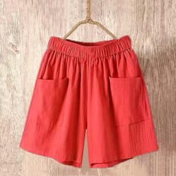 Cotton Linen Loose Fit Summer Thin White Casual Pants High Waist Nine Points Harlan Pants for Women Commute Sle Korean Version