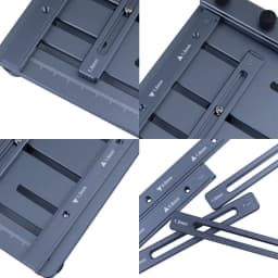 New Version CNC Solder Paste Stencil Fixture - Mini Steel Stencil Printing Jig for PCB Assembly (Supports Double-Sided SMT)