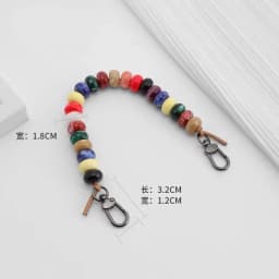 HAVREDELUXE Beaded Decorative Chain For Longchamp Mini Bags Into Colorful Handheld Non Destructive Modification shoulder Straps