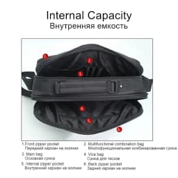 Waterproof Black Men Briefcase High Quality Brand Shoulder Bags For Women Messenger Bag Men's Crossbody Bags BolsoHombre2022