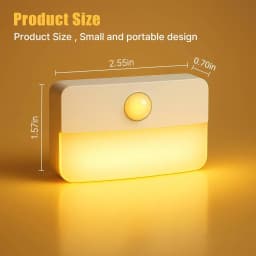 LED Night Light with Motion Sensor Cabinet Lamp Wireless Bedside Nightlight Battery Power For Bedroom Closet Stairs Lighting
