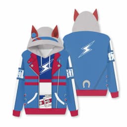 New Baseball Jacket Sweatshirt Zipper Jacket Cosplay Costume Northern Anime Girl Outfit Sweet Japanese Style Polyester