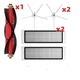 Brush Mops Hepa Filters for Roborock S5 S50 S502 S55 S6 Pure E4 for Robot 1S SDJQR01RR Vacuum Cleaner Accessories