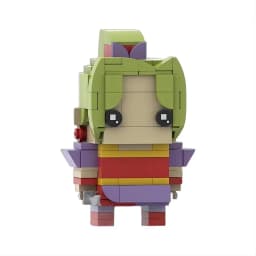 Bricklink MOC Game Fantasyed Action Figures Zack Fair Tifa Aerith Cloud Mog Bricks Sets Building Blocks Kid Toys Christmas Gift