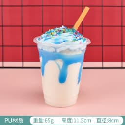 1pc/lot Simulation Ice Cream Cone Dessert Ice Cream Milk Tea Shop Decoration Fake Fruit Ice Cream Props Decoration Model DIY