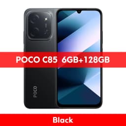 Global Version POCO C85 Smartphone 6.9" Dot Drop display 50MP Camera 6000mAh battery 33W Charging Helio G81-Ultra NFC