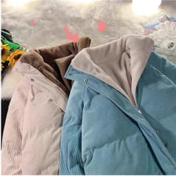 Winter Lamb Wool Coat Women Parkas Double Sided Corduroy Coat Plush Thick Warm Cotton Jacket Female Outerwear Short Jackets 2755