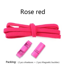 Magnetic Lock Shoelaces Elastic No Tie Shoe Laces Sneakers Shoelace For Kids and Adult One Size Fits All Shoes Shoestrings 1Pair
