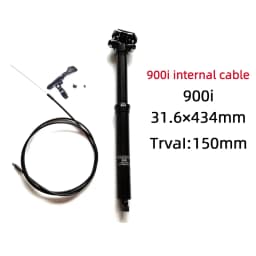 Kindshock KS EXA 900i Hydraulic Drop Post Seat Seatpost Mountain Bike Wire Control Lift Seat Tube Internal Routing Seat Post