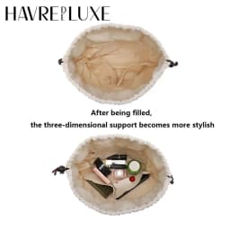 Drawstring Bag Organizer Insert Three-dimensional for Basket Picotin Straw Woven Bag Support Inner Liner Orderly Bags Accessorie