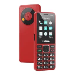 UNIWA V2000 4G Keypad Feature Phone 2.4 Inch Big Button Loud Volume Dual SlM 1700mAh Russia Keyboard for Elderly SOS BT V5.0