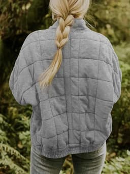 Spring Knitted Women Jacket Black Stand Keep Warm Thick Loose Coats Female Spring Casual Elegant Trendy Ladies Clothes