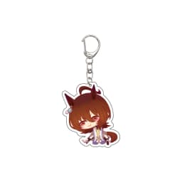 55MM Anime Pretty Derby Keychain Oguri Cap Special Week Silence Suzuka Tokai Teio Key Chain Acrylic Model Plate Christmas Gifts