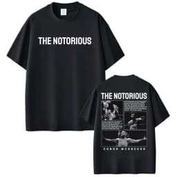 Limited Connor Mcgregor The Notorious Graphic Tee Shirt Men Women Fashion Retro Classic T Shirt Casual Cotton Oversized T Shirts