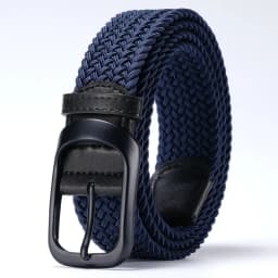 Brand Designer 3.4cm Man Belts Luxury Designer Canvas Nylon Elastic Belt Man Stretchable Casual Pin Buckle Belt for Jeans Pants