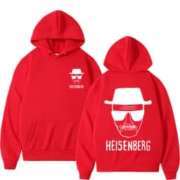 Breaking Bad Walter White Heisenberg Double Sided Printed Hoodie Men Women Vintage Oversized Rock Hoodies Man Black Sweatshirts