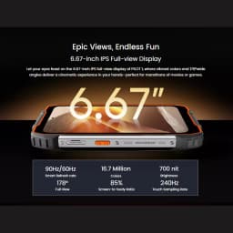 Blackview Oscal PILOT 1 Rugged phone 6.67-inch HD+ 90Hz Display 15000mAh 5W BOX Speaker NFC 6GB 256GB Helio G81 CPU Cellphone