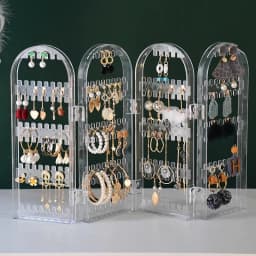 Earring Screen Jewelry Rack Display Rack Creative Screen Jewelry Rack Jewelry and Earrings Display and Storage Rack Top