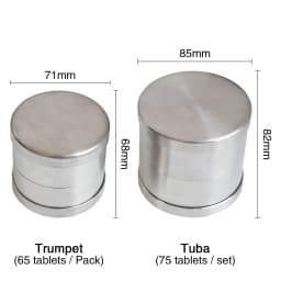 Precise Gem and Pearl Sorting Sieve Set, 0.15mm Thick, 65mm/80mm Diameter for Diamond Classification
