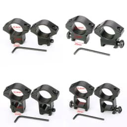 2Pcs Hunting Riflescope Mounts for Dia 25.4mm 30mm Pipe Scopes 11mm Dovetail 20mm Picatinny Rail Mounted Tactical Sights Mounts