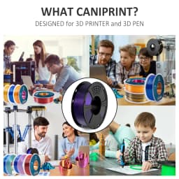 Geeetech Tri Color Silk PLA Filament, 3D Filament 1,75 mm 1KG Spool Wire (+/-0.03mm) Vacuum Packaging, Special Color