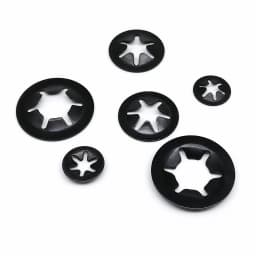 HZYUEGOU M2 M2.5 M3 M4 M5 M6 M8 M10 M12 External Circlip Self-Locking Retaining Push On Shaft Bearing Outside Snap Ring Washer