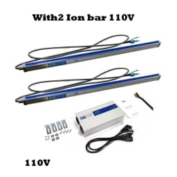 45-180cm Ionizing Air Bar Anti Static Ionizing Bar with High Voltage Generator 110V 220V Electricity Remover Ionizing Air Rod