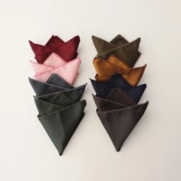 2026 Spring Summer Solid White Pocket Square Mens Polyester Jacquard Green Brown Handkerchief Groom Wedding Shirt Accessories