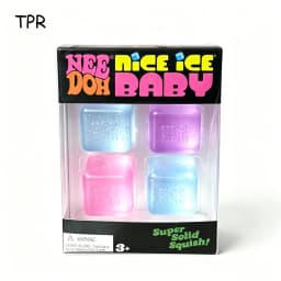 Needoh Cube Drip Fidget Sensory Toy Maltose TPR Mello Mallo Snow Ball Press Doh Change Color Relief Anxiety Focus Calm Down Gift