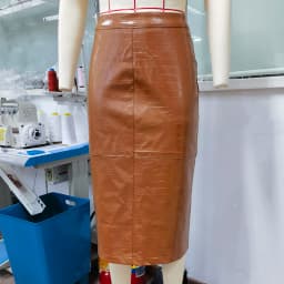 Linad Street Chic Black PU Mid Calf Skirts Women Vintage Slim High Waist Split Skirts 2026 Fashion Zipper Straight Skirt Female