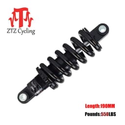 KS-260 Spring Shock Absorber Rear Shocks 125/150/165/190mm 350/550/650/850/1500LBS for Downhill CX MTB Electric Scooter Bicycle