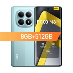 Global Version Mobile Phones POCO M8 5G Smartphone Snapdragon® 6 Gen 3 6.77' Flow AMOLED Display 5520mAh Battery 45W NFC