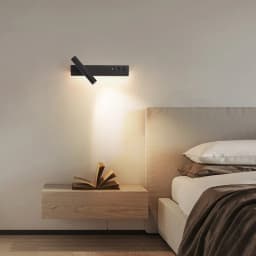 Bedside Reading Wall Lamp Nordic Modern LED Wall Light With Switch USB Indoor Lighting Room Decor For Bedroom Living Room Sconce