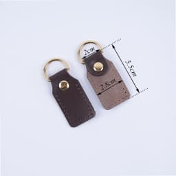 Hand Sewn Genuine Leather DIY Square Head Bag Pieces Replacement Strap Connectors Bag Buckle Accessories