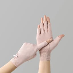 Ladies Summer Thin Fingerless Half-finger Riding Driving Non-slip Touch Screen Anti-ultraviolet Sunscreen Gloves Women