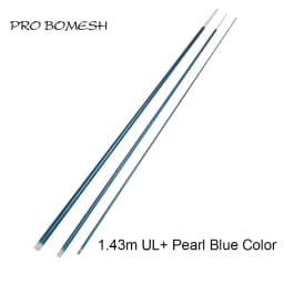 Pro Bomesh 1.43-1.56m 3 Section Hollow Fiber Glass Trout Fishing Rod Blank Travel Fishing Rod Building DIY Component Repair Pole