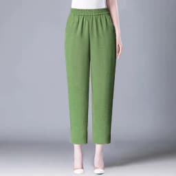 Ice Silk Cotton Linen Harem Pants Women's Summer Thin High Waist ular Carrot Casual Dad Pants 2025 Color Women's Pants
