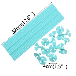 10/20/30/50pcs 30cm Latex Balloon Stick Multicolor Plastic Macaron Balloon Holder Cups for Wedding Birthday Decor Accessories