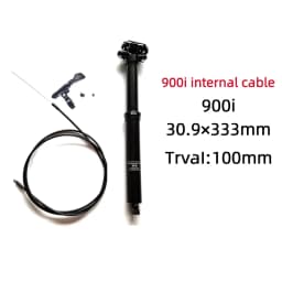 Kindshock KS EXA 900i Hydraulic Drop Post Seat Seatpost Mountain Bike Wire Control Lift Seat Tube Internal Routing Seat Post
