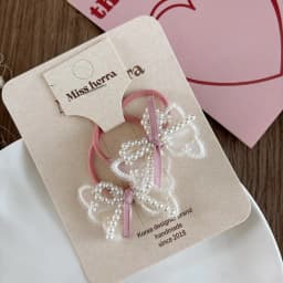 Baby Lace Pearl BB Clips Set Korean Sheer Bow Hair Ties Girls Hair Accessories 2025 Childrens Day Gift