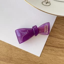 Korea France color small bow bangs clip red duck beak clip side broken hair clip French girl heart