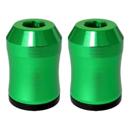2Pcs Aluminum Alloy Magnetizer Demagnetizer Ring for 6.35mm Screwdriver Bits - Magnetic Screw Ring Bit & Adapter for Repair Work
