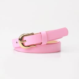 1.8x103cm Women's Thin Belt Versatile Korean Style Simple Candy Color Jeans Belt Decorative Skinny Waistband