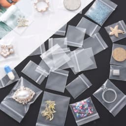 100Pcs OPP Self-sealing Transparent Plastic Bag Jewelry Candy Biscuit Gift Bag