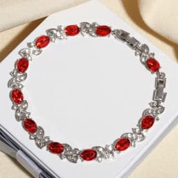Water Drop Silver Color Bracelet Women\'s Extended 8 Color Zircon Gift Fashion Bracelet